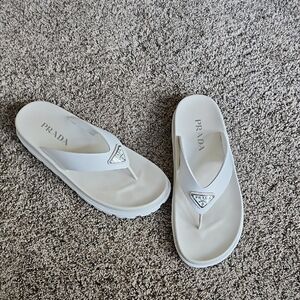 Prada Women's Elegant White Sandals